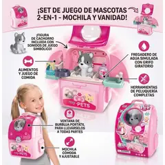 ZHOPI CO - Maleta De Perro Juguete Set Veterinaria Niños Mascota