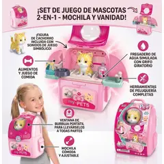 ZHOPI CO - Maleta De Gato Juguete Set Veterinaria Niños Mascota
