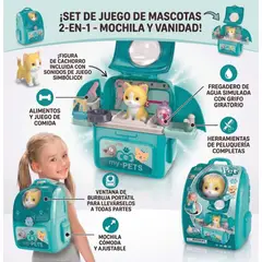 ZHOPI CO - Maleta De Gato Juguete Set Veterinaria Niños Mascota