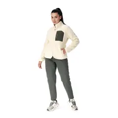 TOPARA - Buzo Liviano Cerrado Mujer Sajama Blanco