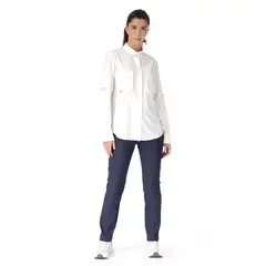 TOPARA - Camisa Pesca para Mujer Amazonas Blanca Protección UV