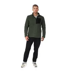 TOPARA - Buzo Térmico Abierto Hombre Nariño Verde