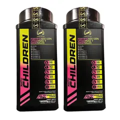 VITAL - Vitaminas para niños Calcio + Zinc + Hierro y Vitamina C, A, E, B5, B7 x2