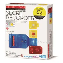 4M - Kit Científico Logiblocs Grabadora Secreta -