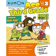 KUMHO - Libro Educativo Kumon Ace Third Grade Para Niños