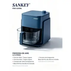 SANKEY - Freidora de Aire - Modelo FRW 4249BL 1050W