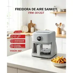 SANKEY - FREIDORA DE AIRE 3 LITROS DE 1200W — FRW-3012GT