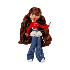 BRATZ - Muñeca Hello Kitty Yasmin Estilo Trendy Articulada