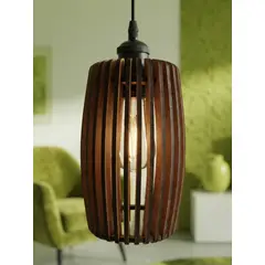 GENERICO - Lámpara De Techo Colgante En Madera Diseño Moderno