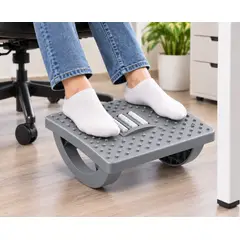 ONE PIXEL - Reposa Pies Ergonomico Gris