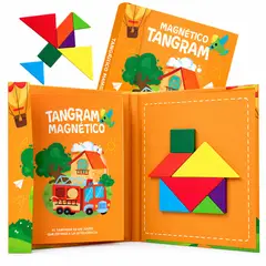 GENERICO - Tangram Magnético Libro Para Niños De Transporte