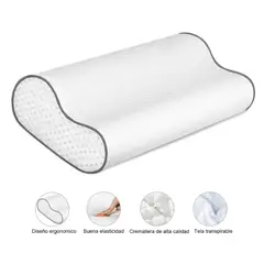 GENERICO - Almohada Ortopedica Cervical Memory Foam Cuello Soporte