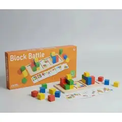 GENERICO - Juego Batalla Naval Sencillo Juguete Didactico Madera Estándar