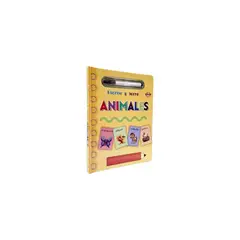 LEXUS - Libro Infantil Animales - Escribe y Borra con Plumón