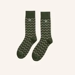 MARIO HERNANDEZ - Medias Vega Esencial Verde Rosa MH Socks