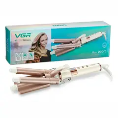 VGR - Pinza Rizador Bluclera 3 Barriles Ceramica V-599 Ondas 220°