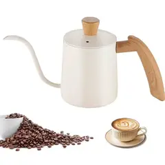 GENERICO - Tetera Cuello De Cisne 600 ml Acero Inoxidable Para Café Vertido Manual