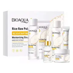 BIOAQUA - Kit Facial Arroz Antienvejecimiento Momento de Aplicación Día/noche Tipo de Piel Normal