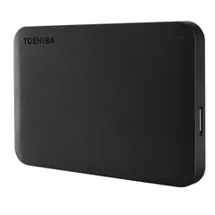 TOSHIBA - Disco de Almacenamiento Externo Canvio Texturizado Negro Usb 3.2