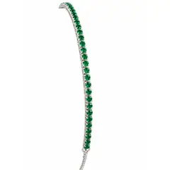 AMORINO JEWELRY - Pulso Trufa con Circones en Bronce con Baño en Plata Ley 925