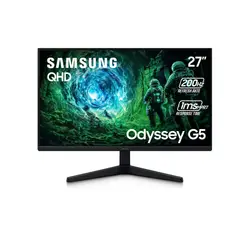 SAMSUNG - Monitor Gamer Odyssey G5 27 Qhd 200hz Ips 1ms LS27FG530ENXZA