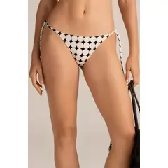 TOUCHE BALNEAIRE - Panty clásico en tela estampada con lunares Ref. 0P64071