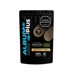 GENERICO - AlbumPlus Proteína de Clara de Huevo en Polvo Vainilla 1 kg Sin Lactosa