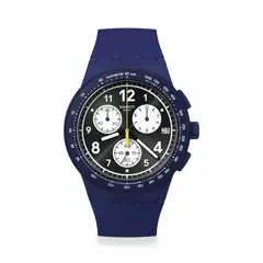 SWATCH - Relojes Unisex Nothing Basic About Blue. Reloj Silicona Azul SUSN418
