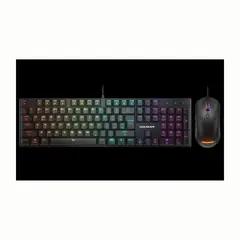 COUGAR - Kit Gamer de Periféricos COMBAT S RGB con Teclado Mecánico Switch Red y Mouse