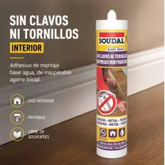 SOUDAL - Silicona No Mas Clavos Ni tornillos
