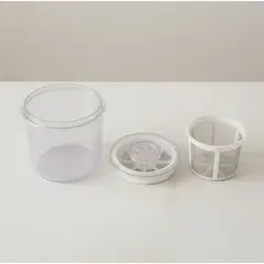GENERICO - Filtro Para Yogur Griego Casero Y Drenador De Suero Con Tapa