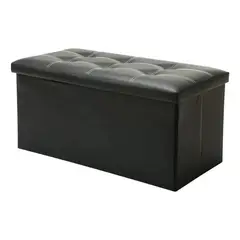 ANYHOGAR - Taburete Plegable Y Almacenable Puff Baul Organizador 76cm