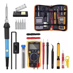 QUICK - Cautin Soldadura Kit Accesorios 60w Temperatura Regulable