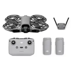 DJI - Dron Neo 2 Fly more Combo Control RC-N3 3 Baterías Gris