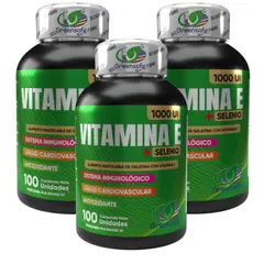 NATURAL ENERGY PRODUCTS - Vitamina E y Selenio de Mayor absorción Protección Celular x 3 unidades