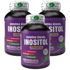 NATURAL ENERGY PRODUCTS - Inositol de Mayor absorción Bienestar emocional y función celular x 3 unidades