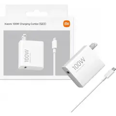 XIAOMI - Cargador 100w Charging Combo Type-a Blanco Blanco