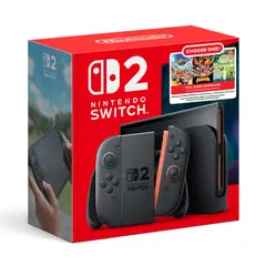 NINTENDO SWITCH - Consola Bundle 2 Negro : Elige Tu Juego