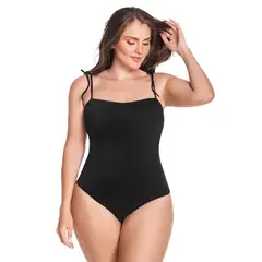 LAURA - VESTIDO DE BAÑO ENTERO CON CARGADERAS FIJAS
