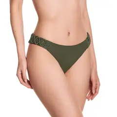 LAURA - PANTY DE VESTIDO DE BAÑO CON MACRAMÉ EN LATERALES