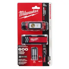 MILWAUKEE - Linterna frontal para casco REDLITHIUM™ USB