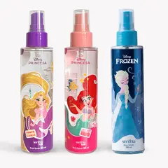 SENTHIA - Trío De Body Splash Disney Rapunzel La Sirenita Frozen X 3ud