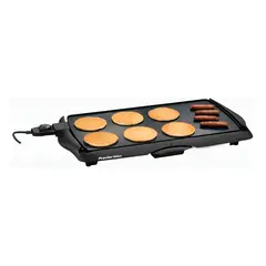 PROCTOR SILEX - Plancha Parrilla Eléctrica Antiadherente Grande Interiores