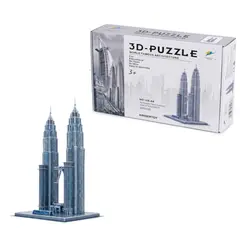 GENERICO - Rompecabezas 3d Torres Petronas Malasia