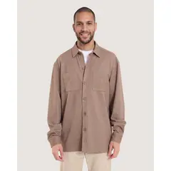 OSTU - Camisa Para Hombre Sobrecamisa Manga 60018260-8460