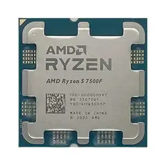 AMD - Procesador Ryzen 5 7500F • AM5 • 6 Núcleos/12 Hilos • 3.7-5.0 GHz • Sin Gráficos • Bulk