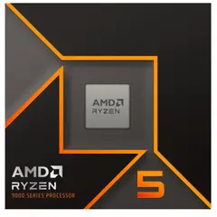 AMD - Procesador Ryzen 5 9600X · Socket AM5 · 6 Núcleos / 12 Hilos · 3.9-5.4 GHz · Gráficos