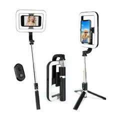 GENERICO - Trípode Selfie Stick Monopod P99X Luz Rectangular Control