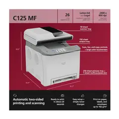 RICOH - Impresora multifunción C125 MF Láser color A4 26 PPM DUPLEX