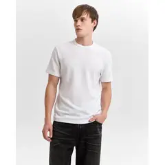 AMERICANINO - Camiseta Hombre Texturizada Manga Corta Cuello Redondo